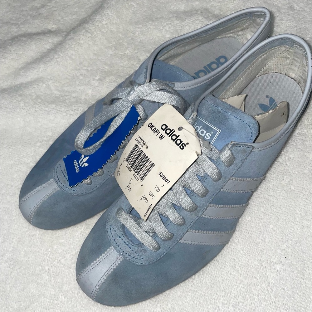 Limited Edition Adidas Okapi Retro 04 Women’s Trainer Shoe Blue US 8.5 New Rare